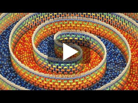 Super spirale de dominos